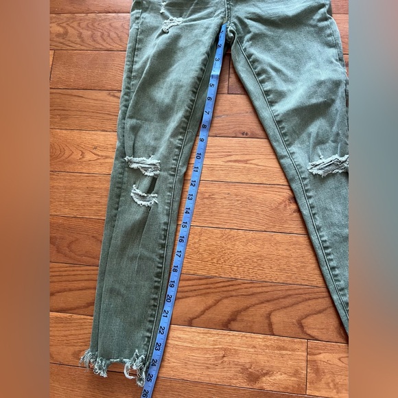 Vervet olive green denim skinny jeans from VICI - Picture 7 of 7